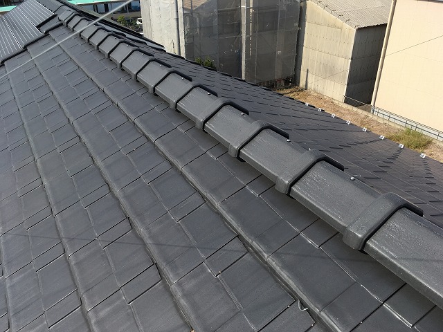 大垣市で平板瓦使用された戸建て住宅の雨漏り調査、平板瓦の特徴や注意点について詳細を解説